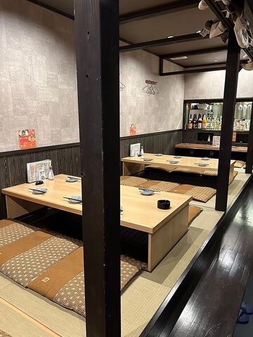 神栖市の居酒屋「めし呑み処 ラクロード」貸切店内