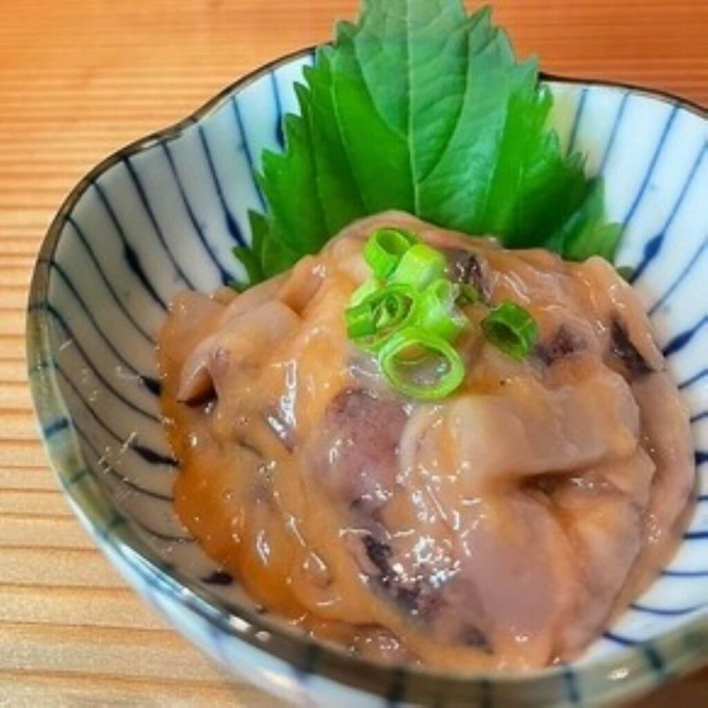 神栖市の居酒屋「めし呑み処 ラクロード」メニュー「イカの塩辛」