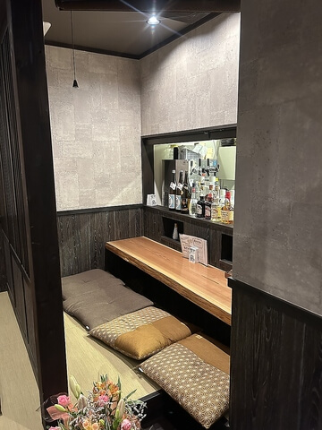 神栖市の居酒屋「めし呑み処 ラクロード」カウンター席